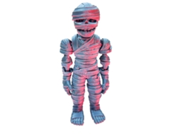 Laxiscreed Boneco Modelo De Múmia Egípcia 3d Para Decoração De Halloween E Presente