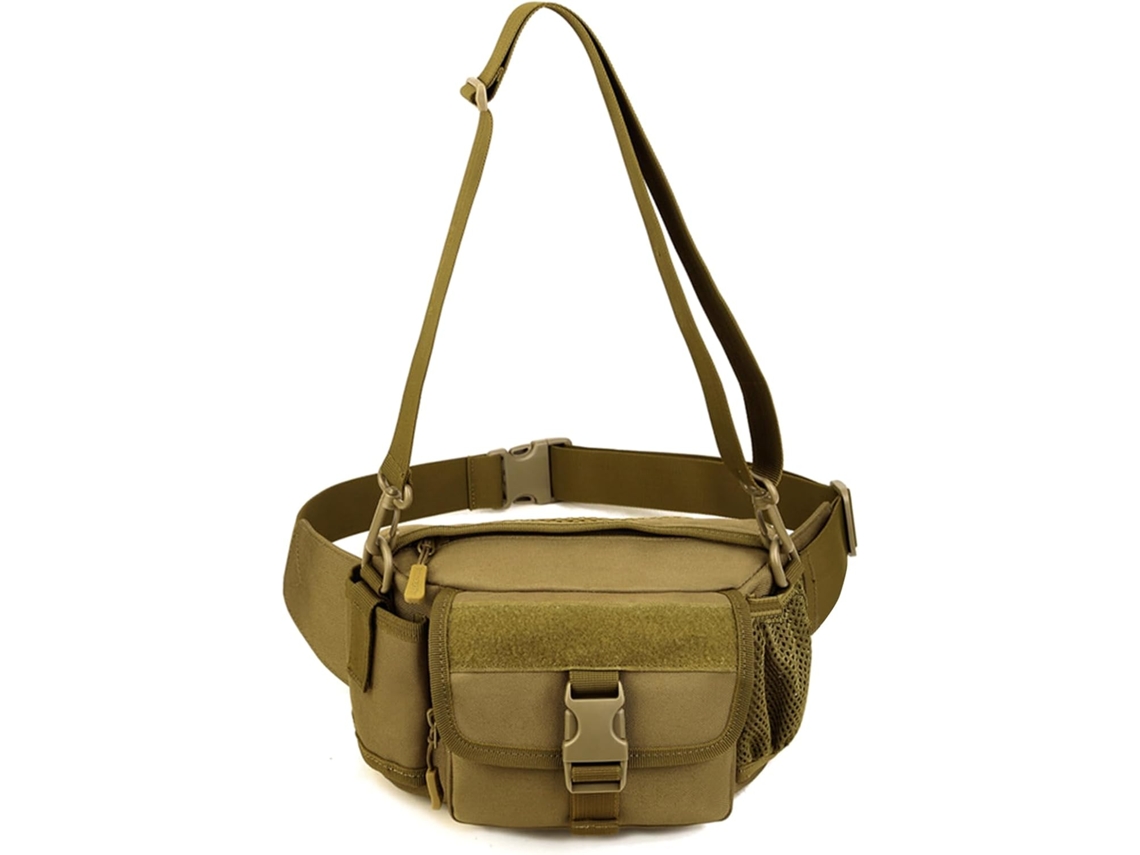 Bolsa de nylon resistente para detector Metais, com modo de transporte conversível e design antiderrapante para uso.