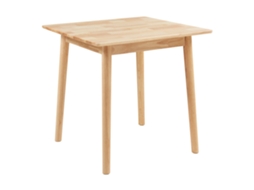 Mesa de jantar Klijori para 2 pessoas madeira 75x75x74 cm natural EN.CASA