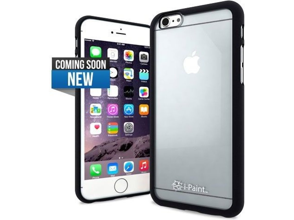 Capa IPAINT Frame iPhone 6/6S Black Worten.pt