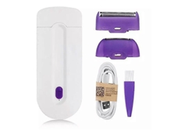 Kit De Depilação A Laser Profissional E Indolor Com Recarregável Via Usb Para Mulheres - Ideal Para Uso Corporal E Manual - Ótimo Presente