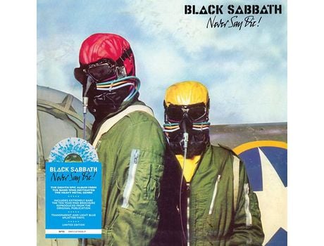 VINIL BLACK SABBATH - Never Say Die! [VINIL TRANSPARENTE SALPICADO DE AZUL] Edição Limitada [RSD 2023]