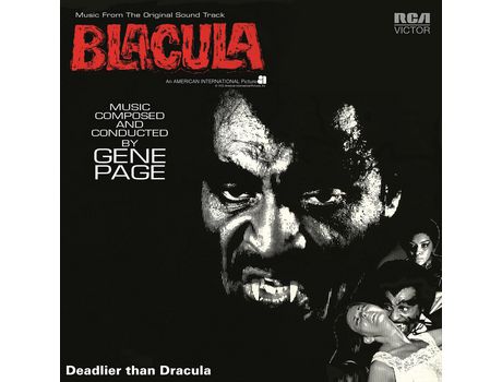 VINIL GENE PAGE - Blacula (Music From The Original Soundtrack) [VINIL VERMELHO] 180 Gramas [EDIÇÃO LIMITADA] RSD 2023