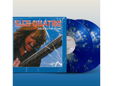 VINIL SUZI QUATRO - Back To The Drive [2LP VINIL AZUL TRANSPARENTE SALPICADO DE BRANCO] Edição Limitada [RSD 2023]
