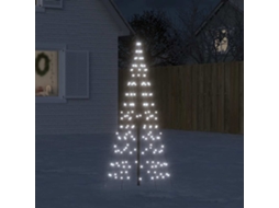 Vidaxl Led Árvore De Natal 200 Leds Branco Frio 180 Cm