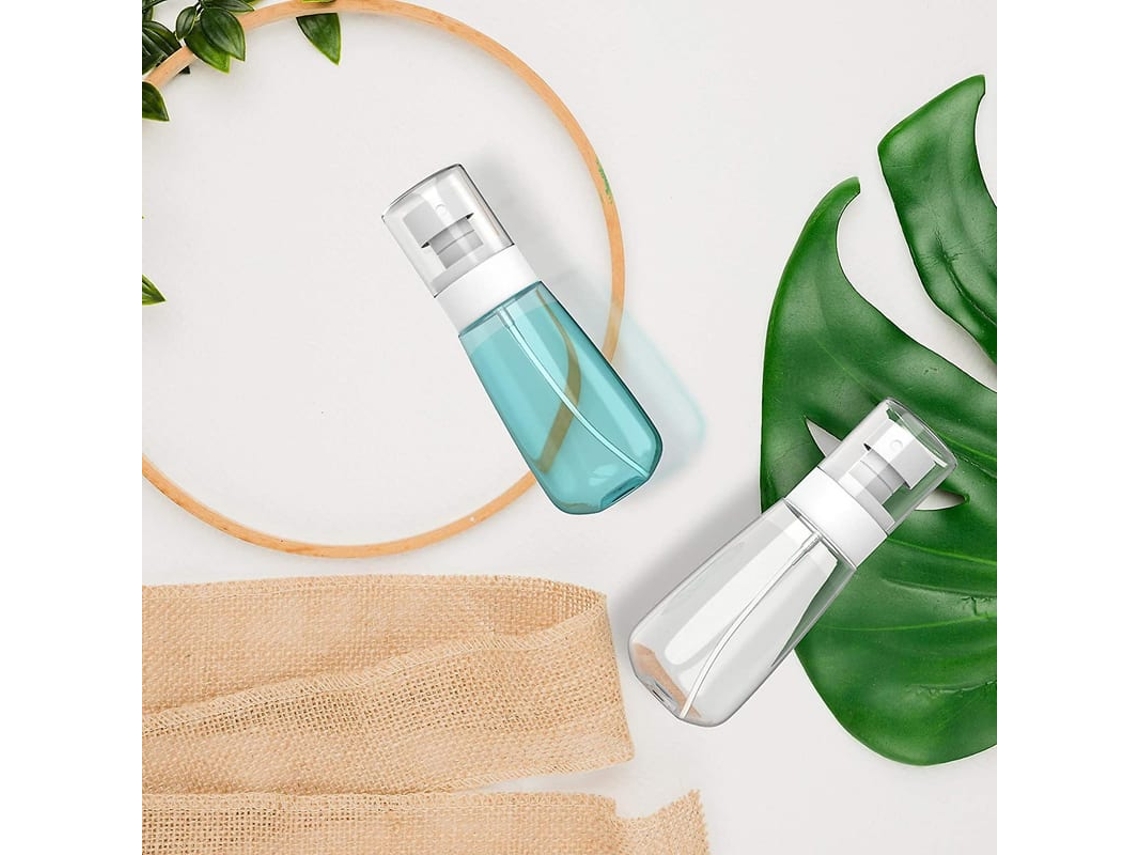 2 Frascos Spray Pequenos Tamanho Viagem 2oz/60ml-fino Névoa Recheáveis Para Óleos Essenciais, Perfumes