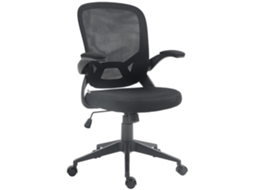 Cadeira de Escritório Giratória BTFORUS Ergonômica com Altura Ajustável, Tecido de Rede, preta