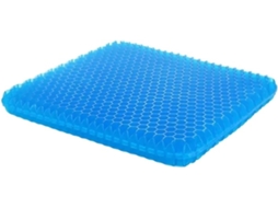 Almofada Gel Formato Ovo Estrutura Alveolar Dupla Face Cadeira Escritório Gelo Assento, 2 Cm