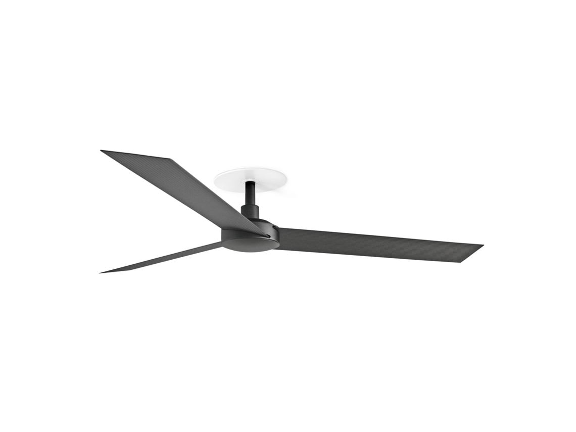 Ventilador De Teto Embutido Cruiser L Preto Sem Luz 34291r