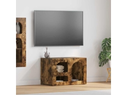 Vidaxl Gabinete Para Tv Elst 60 X 35 X 40 Cm Carvalho Defumado