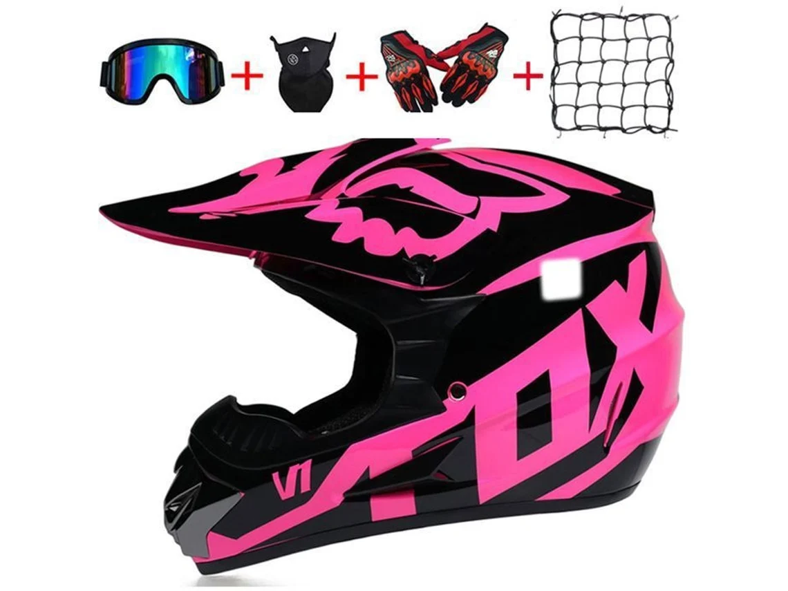 Casque Moto Enfant e Adulto Motocross Casque Hors pentacle AOZORZ