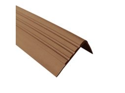 Perfil De Borda De Escada Quest Pvc 30x27 Mm, Antiderrapante, Castanho, 150 Cm