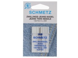 Agulha Schmetz Gemela Jeans 130/705 H-j Zwi 4.0/100. Pack 1 Aguja