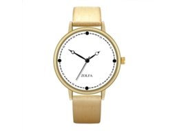 Reloj De Pulsera Unisex De Cuarzo Con Dial Redondo, Moda (oro)