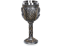 Copa Vikinga Medieval De Acero Inoxidable Y Resina, Cáliz Gótico Com Design Artístico, Presente Vintage