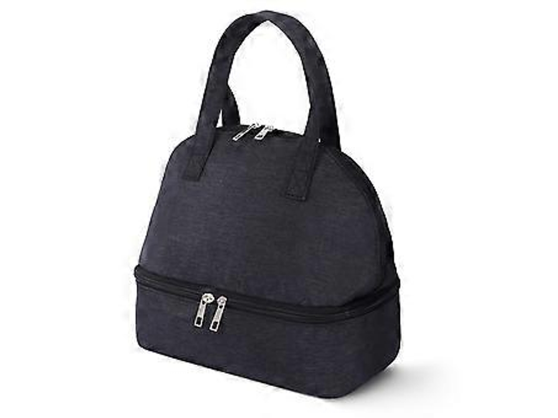 Lancheira infantil Aquaforge com compartimento duplo, cooler portátil para homens e mulheres, leve e portátil.