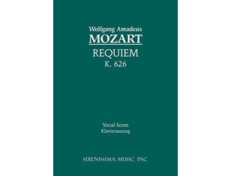 Livro Requiem K 626 Vocal score Latin Edition de Wolfgang Amadeus Mozart Franz Xaver Sussmayr completion (Latim)
