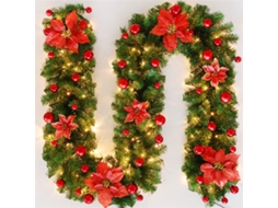 Decoração De Natal Vines, 2,7 M Coro De Flores Pacote Decorações De Natal