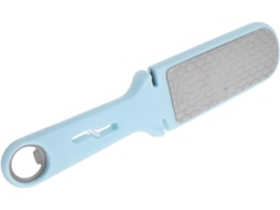 Topbathy Pedra de Afiar em Aço Inoxidável Azul Celeste, Haste Multifuncional para Facas e Utensílios Cozinha