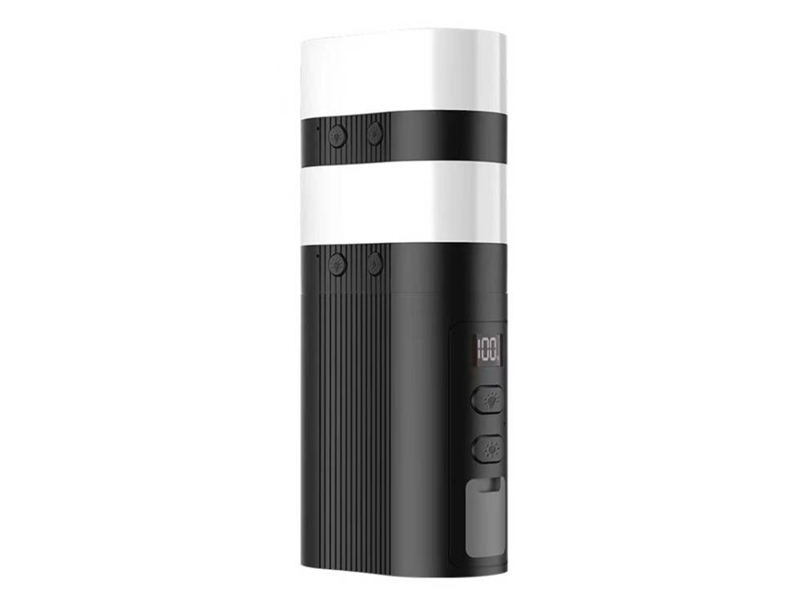 2026 luz de Camping 2 em 1 Magnética Desmontável com Bateria 6000mah Power Bank Luz de Atmosfera Colorida Tela de Visualização em Tempo Real