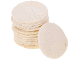 Mikinona 18-unidades De Esponjas Esfoliantes Bucha Natural Para Rosto E Corpo, Macias Para Esfoliação, Banho, Massagem