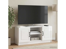 Vidaxl Gabinete Para Tv Branco Brilhante 102 X 34,5 X 47 Cm