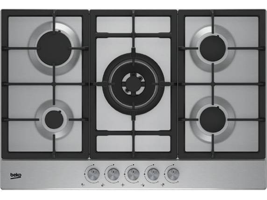 Placa de Gás BEKO HIAW75225SL (Gás Natural - 75 cm - Inox)