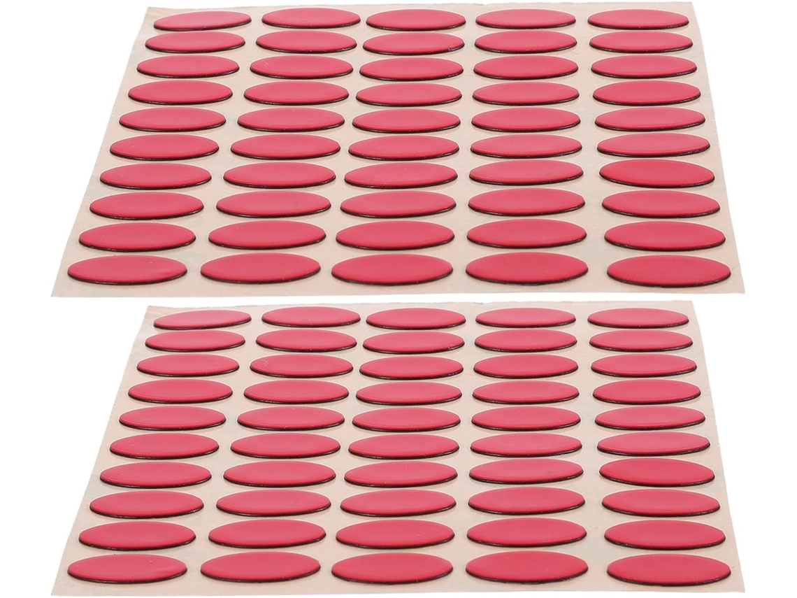 Conjunto De 100 Mouse Pads Curvos Microtexturizados Para Edge, Vermelhos