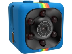 Minicâmera De Segurança Discreta Hd 1080p, Câmera Espiã Portátil Operada Por Bateria Com Visão Noturna Ajustável Para Vigilância Em Home Office, Azul