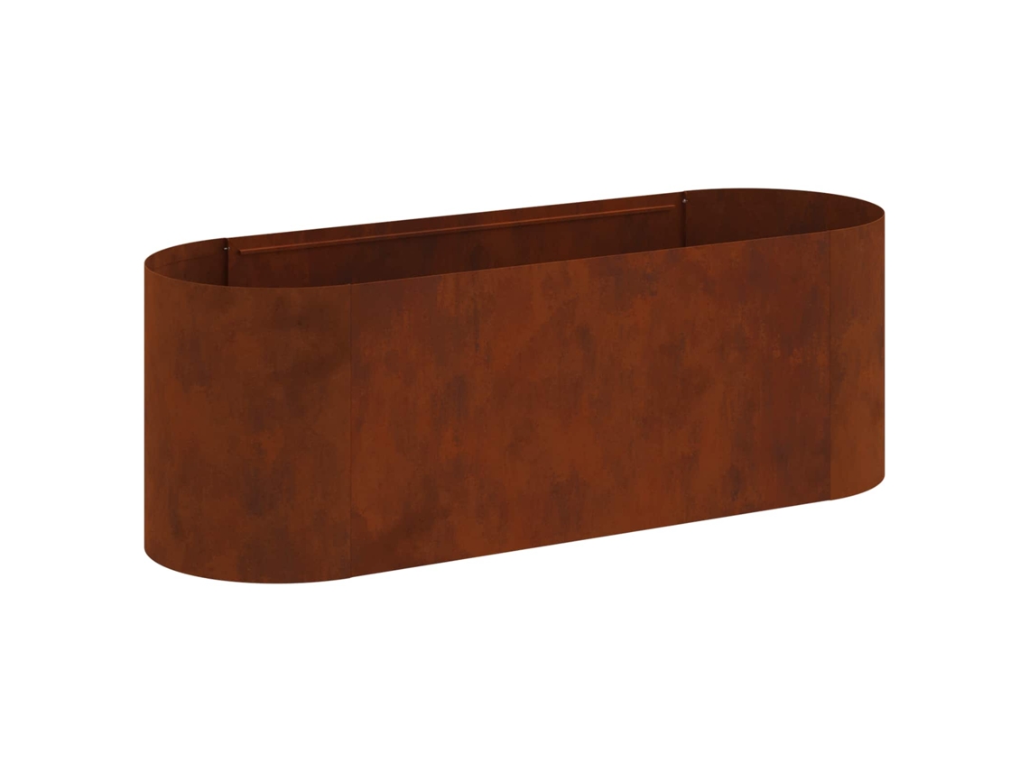 Vidaxl Cama De Jardim Elevada Aço Corten 120 X 40 X 40 Cm