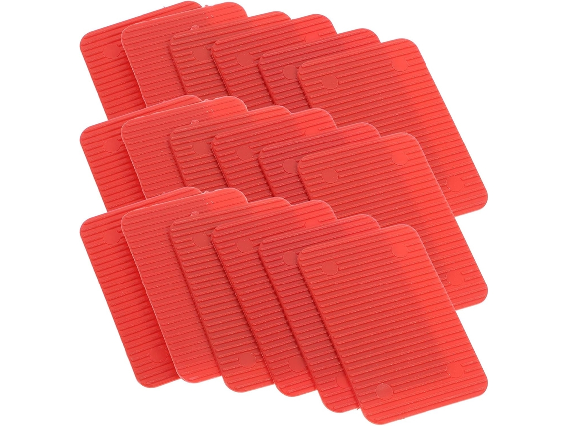 Galpada 100-unidades De Cunhas Suporte Plástico Vermelho, Resistentes E Fáceis De Instalar, Para Portas E Janelas