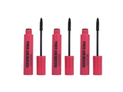 3pcs Máscara De Pestañas Impermeable Aumentadora Resistente A Manchas Lash Extensions Líquida