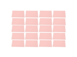 20 Peças De Capas De Folha Solta Pp Tipo Transversal A5 15 Furos Rosa Claro