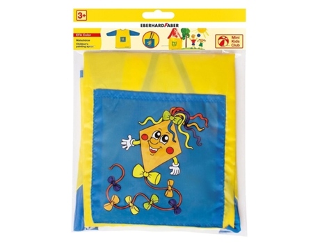 579902 Babador de pintura tamanho único azul, amarelo poliéster Eberhard Faber