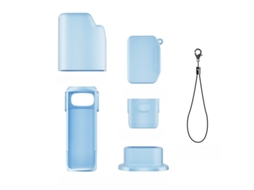 Capa De Proteção Em Silicone Para Insta360 Luna Ultra Antiderrapante E Antiqueda (azul)