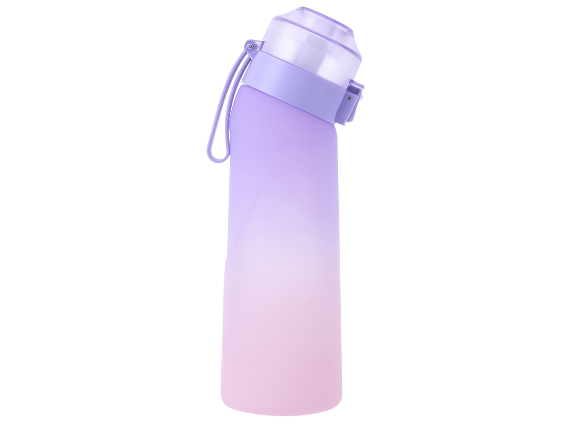 Garrafa de Água Esportiva de 650ml, Feita de Plástico Reutilizável. MDUG (roxa)