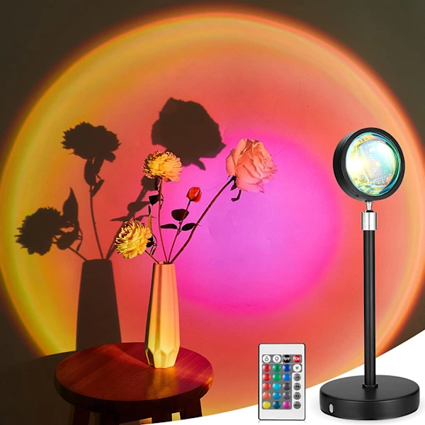 Luminária Sunset com Controle Remoto e 16 Cores BRILVIBERA