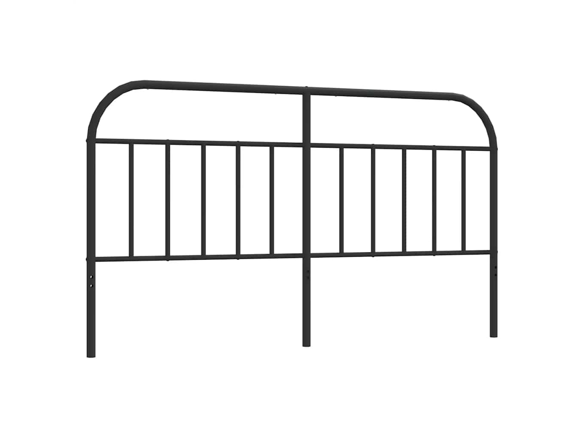 Headboard, Headboards Vidaxl Preto Aço (180 Cm)
