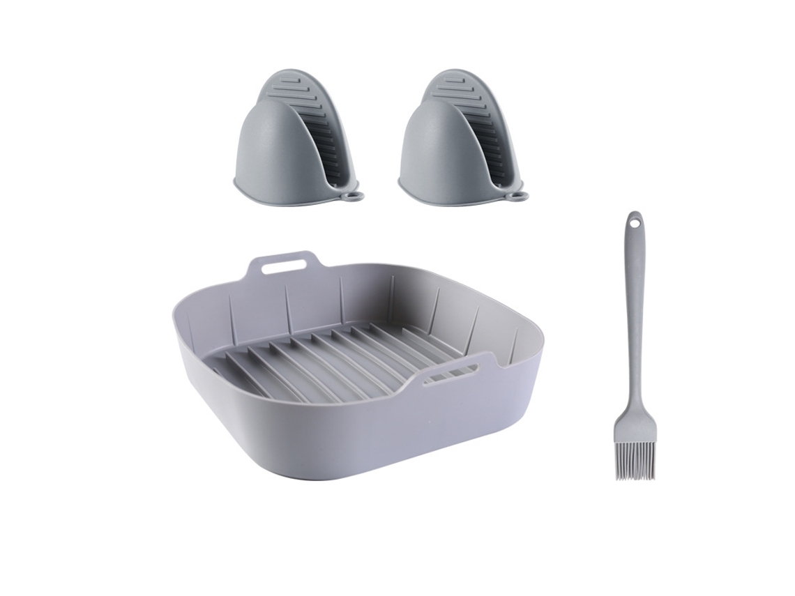 Conjunto De 4 Peças De Assadeiras De Silicone Para Fritadeira A Ar Yunzii