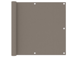 Vidaxl Tela De Varanda 90x400 Cm Tecido Oxford Cinzento-acastanhado