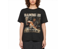 Rockinstone Rambo 3 Chopper Poster Smoke T-shirt Size:s