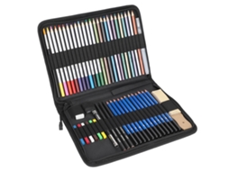 Conjunto de Lápis de Cor Profissional para Desenho e Esboço em Aquarela para Adultos Acessórios para Mesa de Trabalho AQUAFORGE
