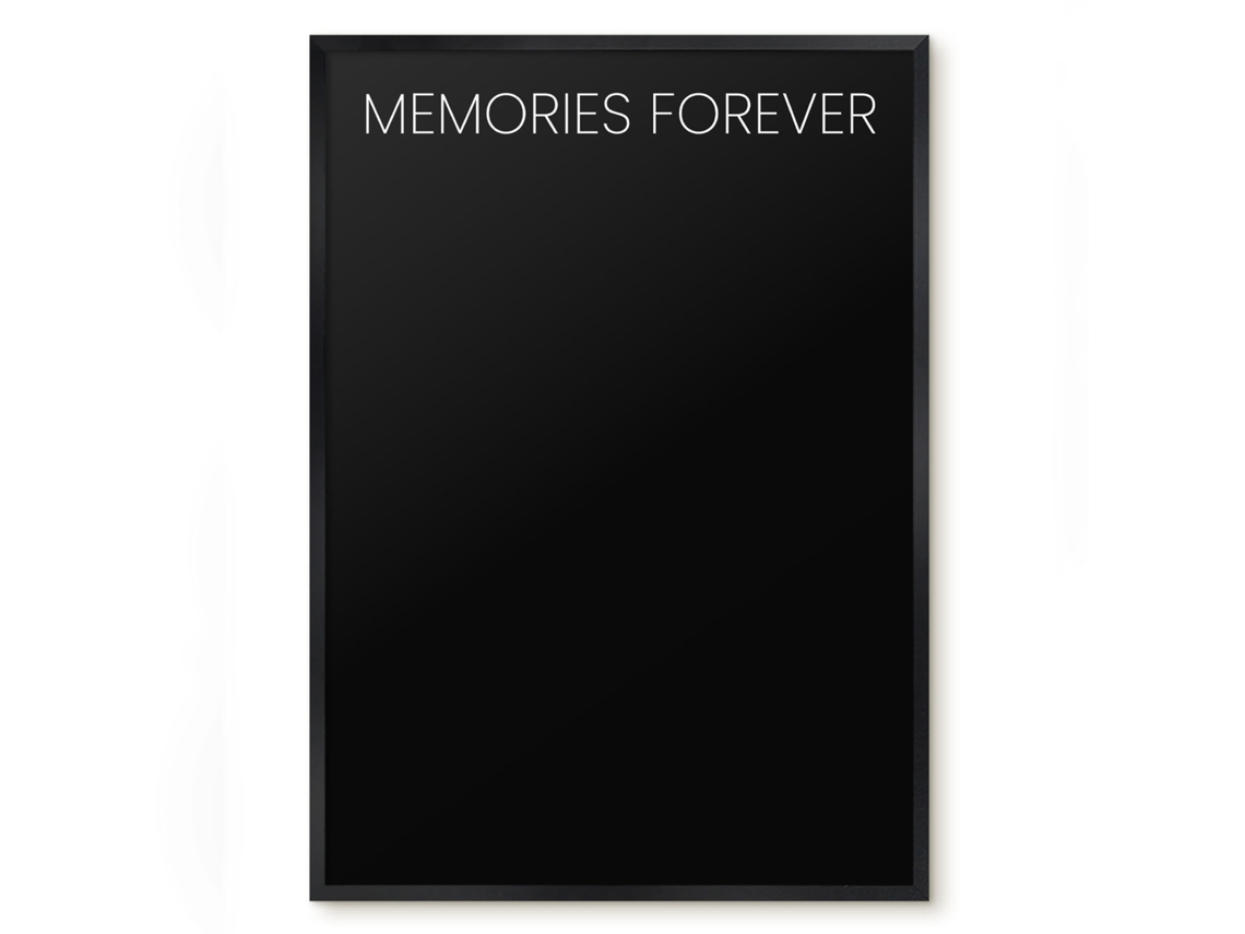 Quadro magnético de parede "Memórias para sempre" para o quarto Espelharte (50x70 cm)
