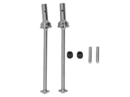 Mali eixo de Transmissão de Aço Rc 126mm para Carros Arrma 1/7 1/8 Controle Remoto Dianteiro Traseiro Prata