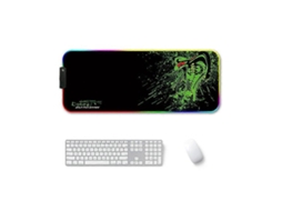 Mousepad Antiderrapante Rgb Luminoso De Transferência Térmica Em Borracha F 01, 350x900x3mm Olysi Shop