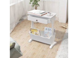 Vidaxl Armário Revistas Melrose Branco
