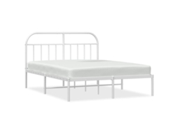 Bed Frame, Bed Frames Vidaxl Branco Aço (180 X 200 Cm)