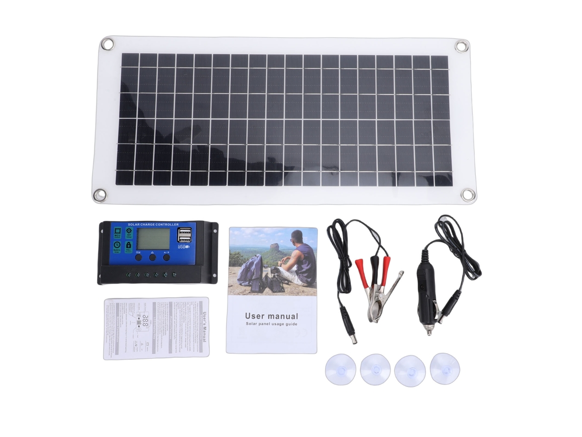 Laxiscreed Kit Painel Solar Policristalino 10w Para Sistemas Off-grid, Caravanas E Embarcações