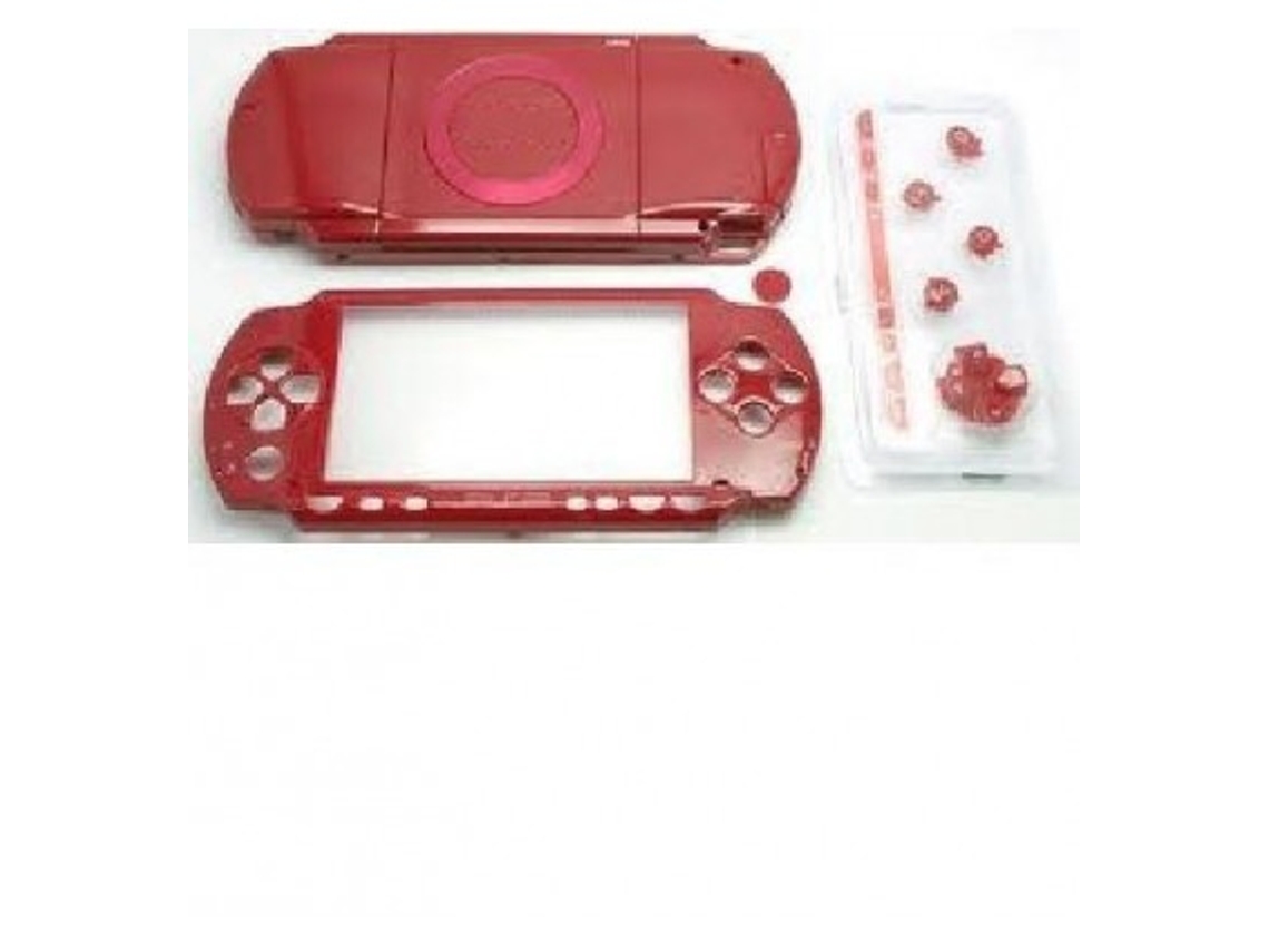 Chassi Carcaça Completa Psp 1000 Vermelho Oem