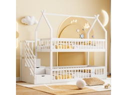 Beliche Infantil 90x200 Com Dossel E Gavetas